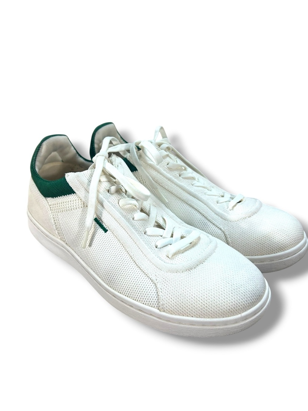 Women’s Vivaia V Prime Casual Knit White Green Low Top Sneakers Size 38